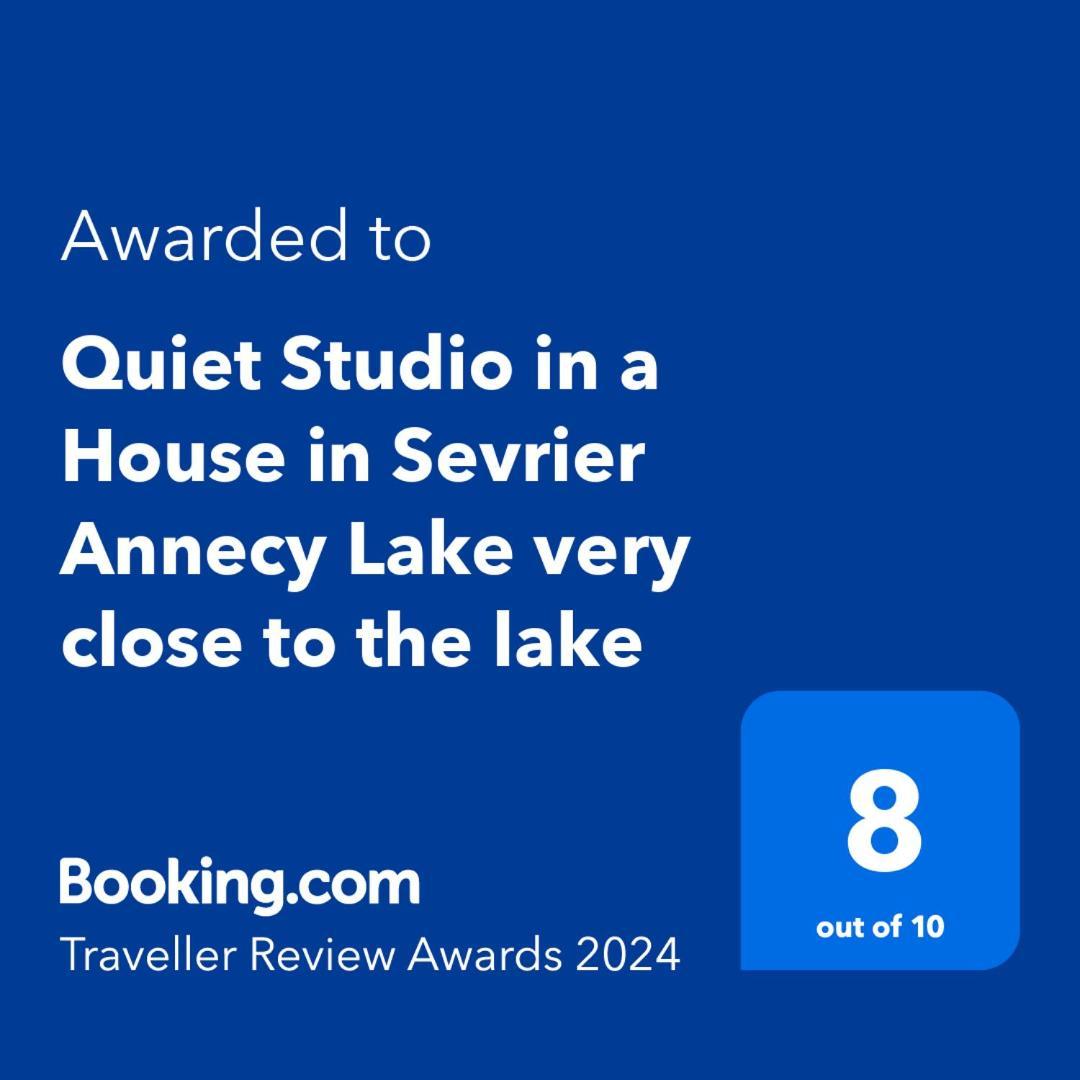 Quiet Studio In A House In Sevrier Annecy Lake Very Close To The Lake Εξωτερικό φωτογραφία